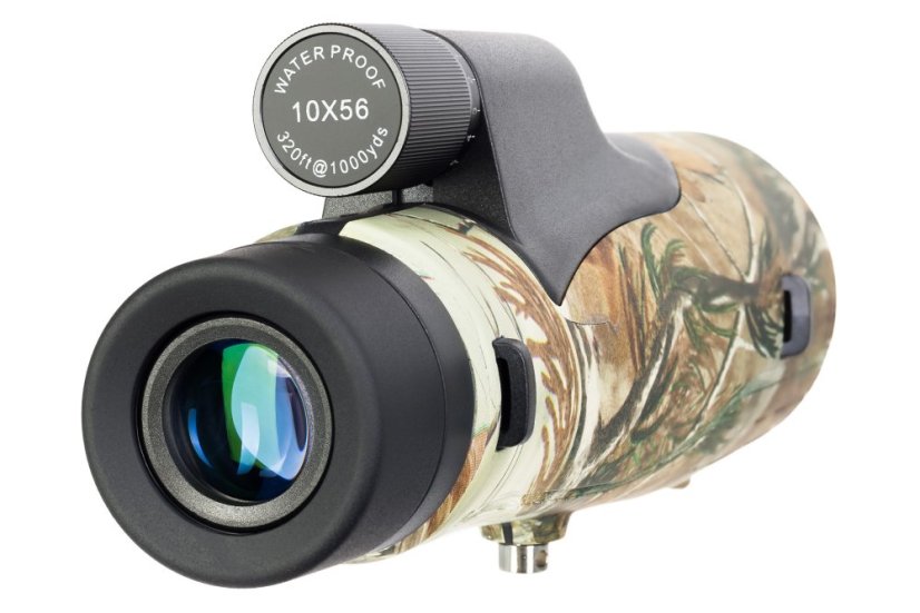 Monokulární dalekohled se zaměřovačem Levenhuk Camo Pine 10x56