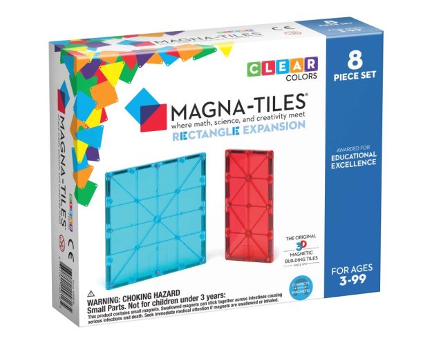 Magnetická stavebnica Rectangles 8 dielov