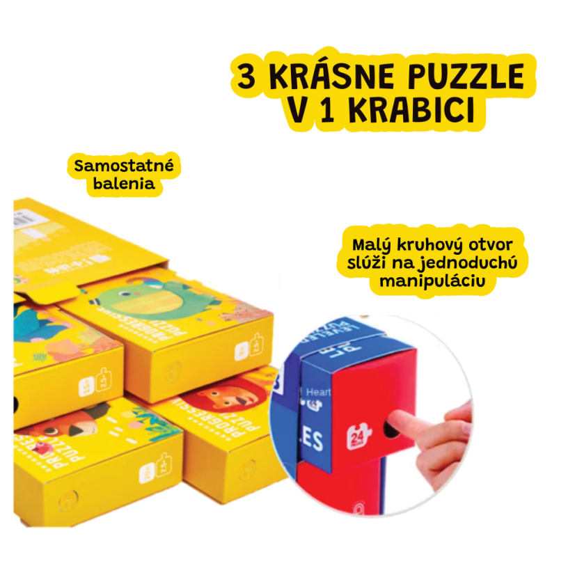 Puzzle Beep! Na cestě 3v1