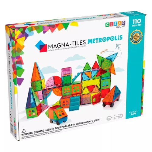 Magnetická stavebnica Magna Tiles Metropolis 110 dielov