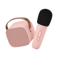 Bluetooth Karaoke set mikrofón a reproduktor Ružový