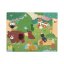 Janod Les - hmatové senzorické puzzle s  rôznymi povrchmi 20 ks