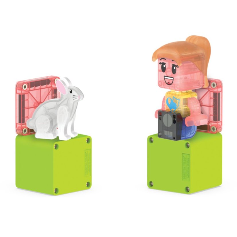 Magnetická stavebnice Magna Tiles Pet Playhouse 50 dílů