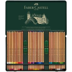 Umelecké pastely Pitt Pastel v ceruzke  60 farieb  v plechovej krabičke