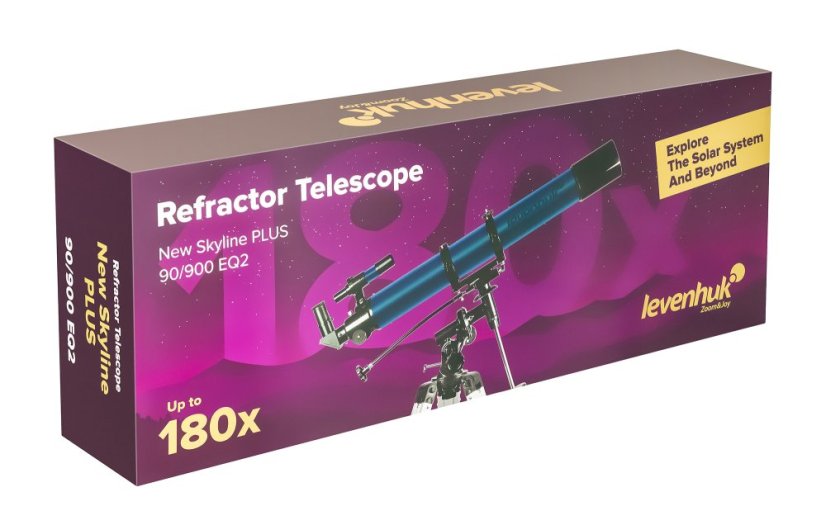 Astronomický ďalekohľad Levenhuk New Skyline PLUS 90/900 EQ2