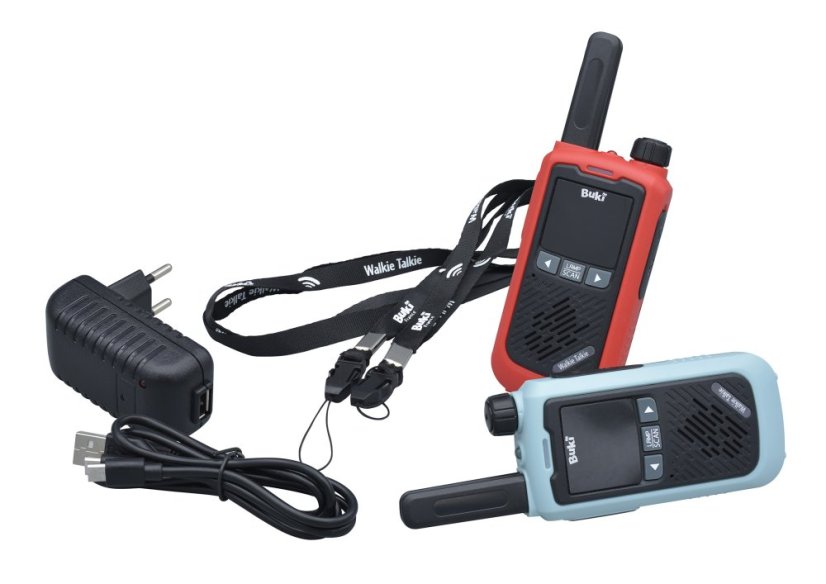 Nabíjacie vysielačky Walkie Talkie s dosahom 5 km