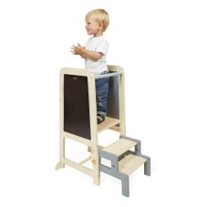 Dřevěná učící věž 3v1 se schůdky a tabulí Janod