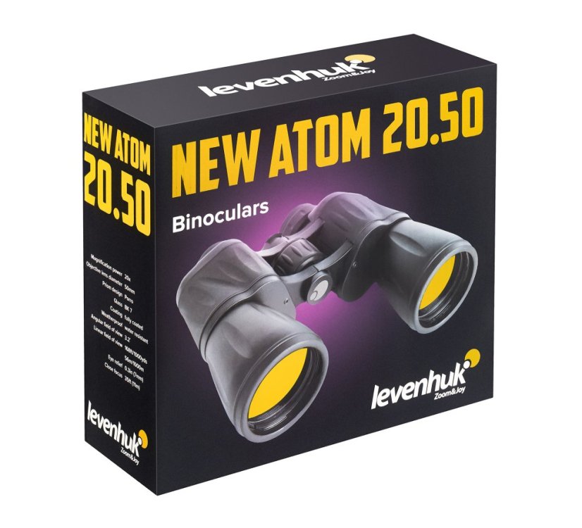 Binokulárny ďalekohľad Levenhuk New Atom 20x50