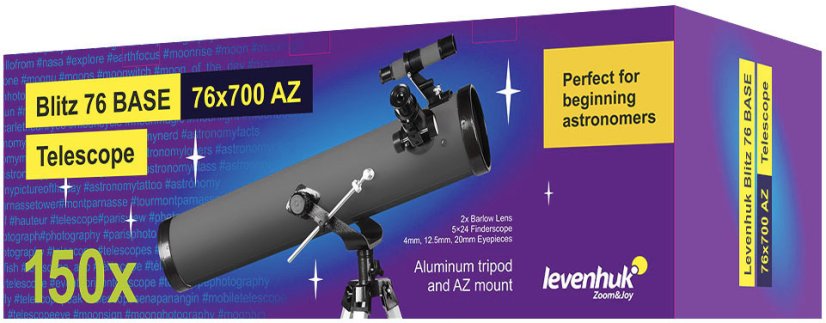 Teleskop Levenhuk Blitz 76 BASE