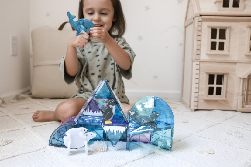 Magnetická stavebnice Magna Tiles Arctic Animals 25 dílů