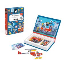 Janod Magnetibook Hasiči - Magnetická kniha pre deti