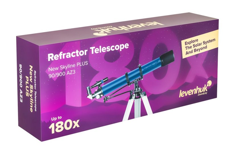 Astronomický ďalekohľad Levenhuk New Skyline PLUS 90/900 AZ3
