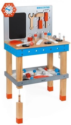 Janod BricoKids Dětská dílna s nářadím 40 ks