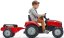 Falk Šlapací traktor 4010AB Massey Ferguson S8740 - červený