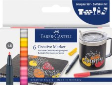 Kreatívne popisovače Creative Studio summer breeze, 6 farieb