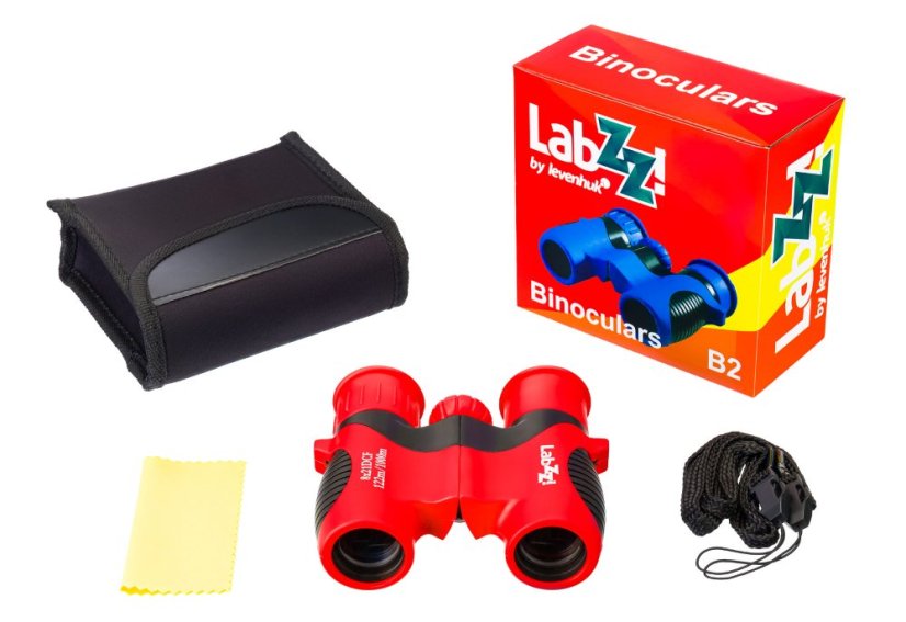 Dětský dalekohled Levenhuk LabZZ B2 Red Berry