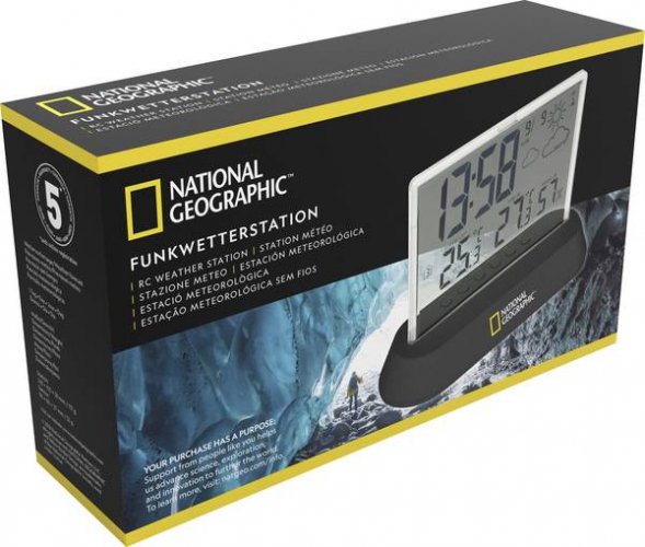 Digitálna Meteostanica National Geographic Transparent - balenie