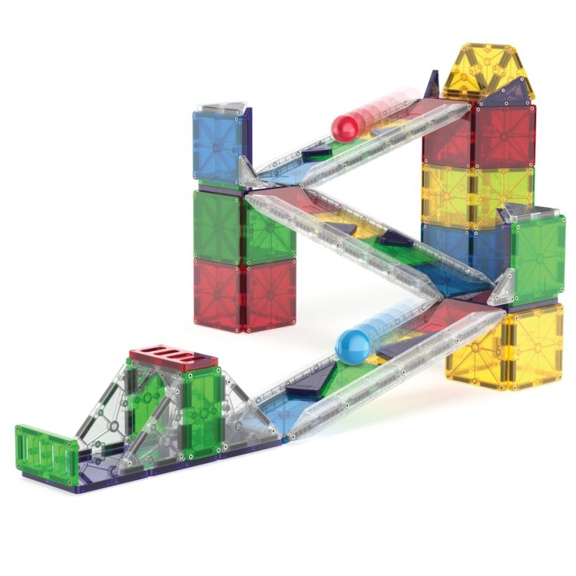 Magnetická stavebnice Magna Tiles Rail Racers Deluxe 90 dílů