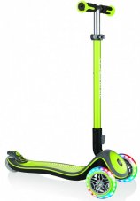 Kolobežka Globber Elite Deluxe Lights Lime Green