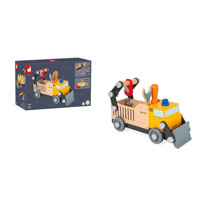 Stavebnice Dřevěné Nákladní automobil - BricoKids Janod