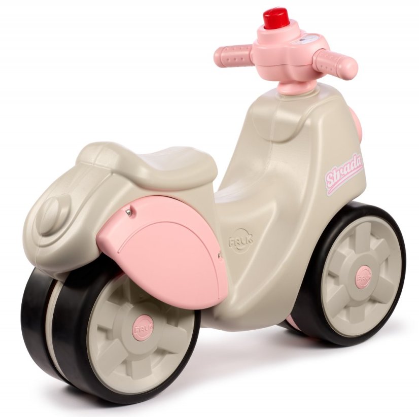 Odrážedlo Falk Retro Strada béžovo/růžové s klaksonem
