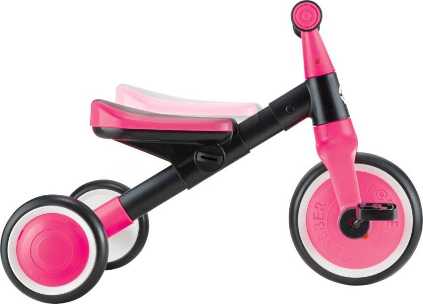 Globber dětské odrážedlo tříkolové - Learning Trike 2v1 - Fuchsia Pink