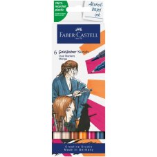Popisovače Gofa Sketch Dual set 6 Manga