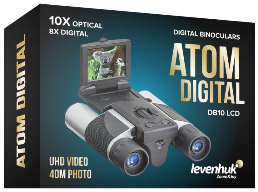 Binokulární dalekohled Levenhuk Atom Digital DB10 LCD
