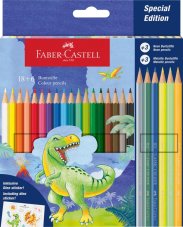 Pastelky Dino  Colour Classic  18 barev +6 Neon a Metallic