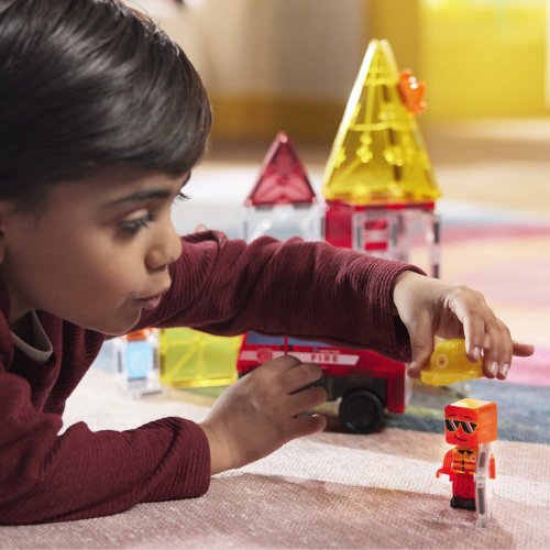 Magnetická stavebnice Magna Tiles Fire Rescue 27 dílů
