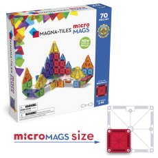 Magnetická stavebnice Magna Tiles microMAGS Deluxe Set 70 dílů