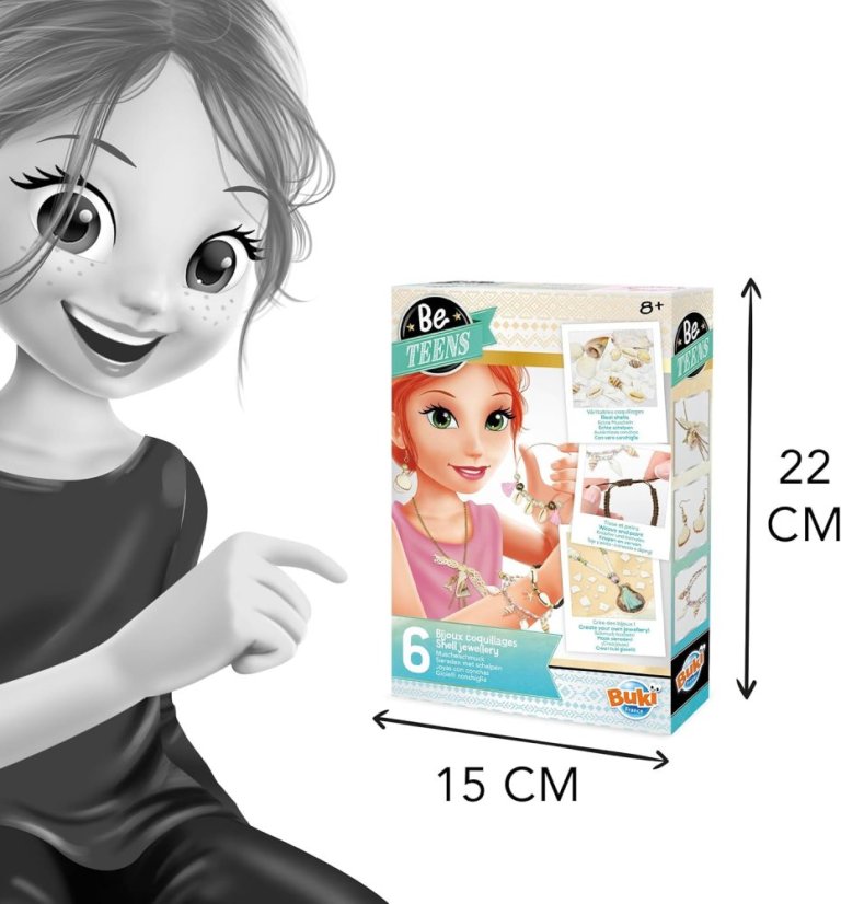 Kreativní sada pro děti - Šperky z mušlí