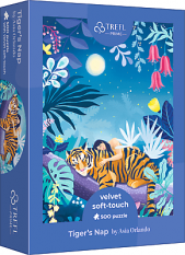 Trefl Velvet Soft-Touch puzzle  500 UFT -  Asia Orlando: Spiaci tiger