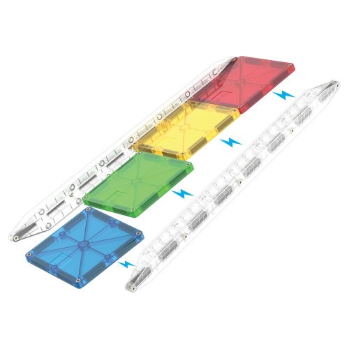 Magnetická stavebnica Magna Tiles Rail Racers Deluxe 90 dielov