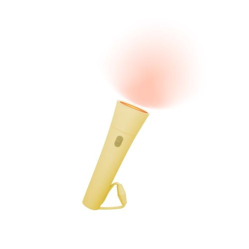 Stmievateľná detská baterka žltá