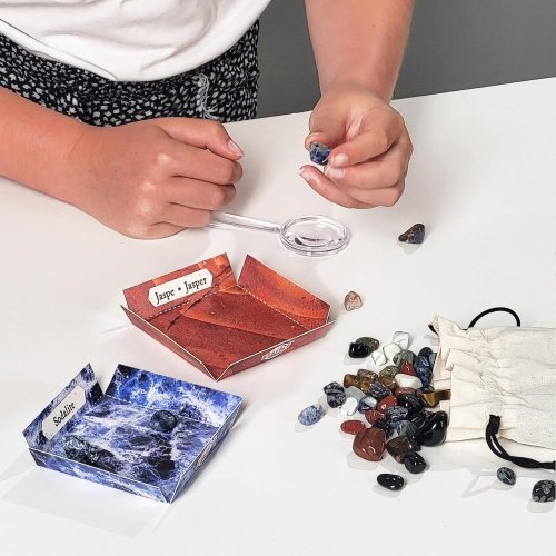 Drahokamy a krystaly - experimentální sada pro děti