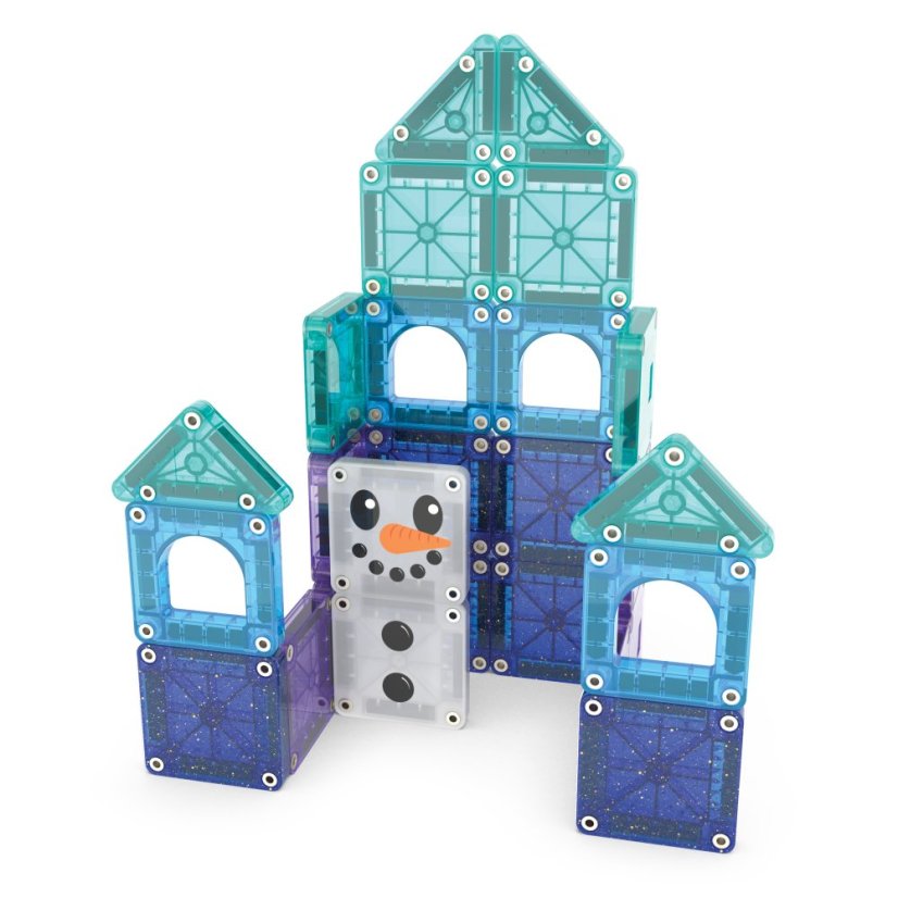 Magnetická stavebnica Magna Tiles Winter Wonderland Travel Set 26 dielov