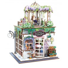 Dřevěná stavebnice - Diorama Květinářství