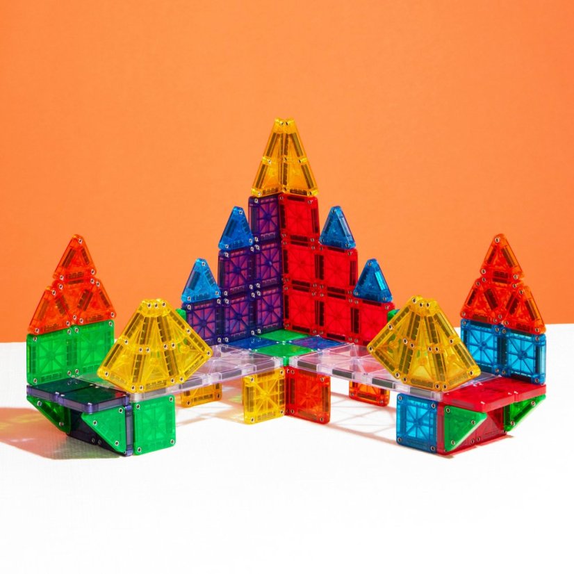 Magnetická stavebnice Magna Tiles microMAGS Deluxe Set 70 dílů