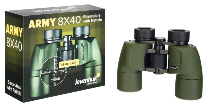 Binokulárny ďalekohľad Army 8x40 so zameriavačom