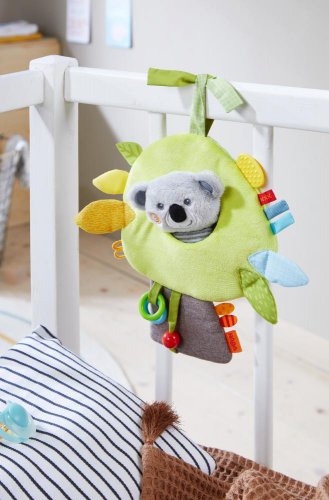 Textilná motorická hračka na zavesenie Koala Haba