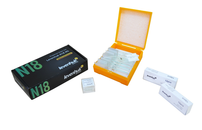 Preparáty pod mikroskop N18 NG - obsah balenia