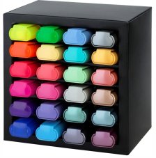 Zvýrazňovače Faber-Castell GenZ  v kartónovm stojane - 24 farieb