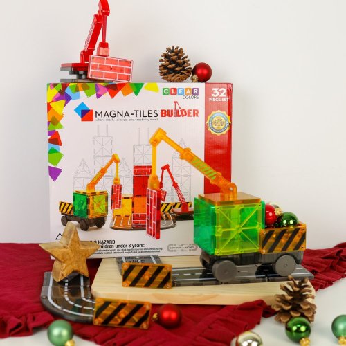 Magnetická stavebnica Magna Tiles Builder 32 dielov