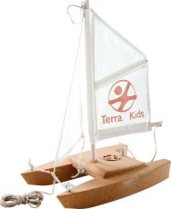 Korková stavebnica Katamarán Terra Kids