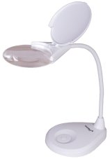 Stolová lupa Zeno Lamp ZL7 biela