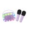 Bluetooth Karaoke párty set pre deti + 2 mikrofóny Purple