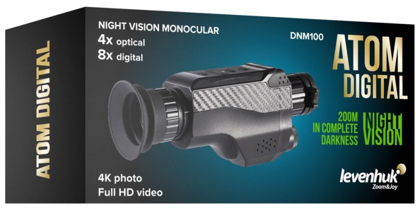 Monokulárny ďalekohľad s nočným videním Levenhuk Atom Digital DNM100