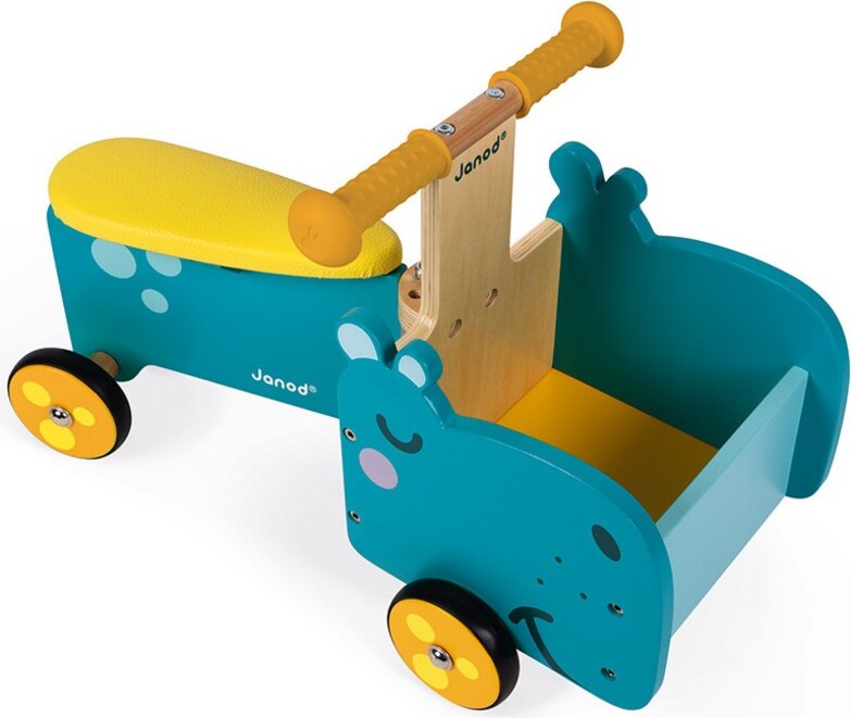 Dřevěné odrážedlo pro děti Hroch Janod