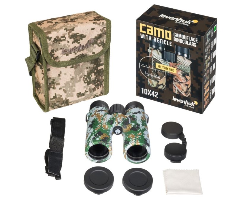 Dalekohled Camo 10x42 se zaměřovačem (Dots)